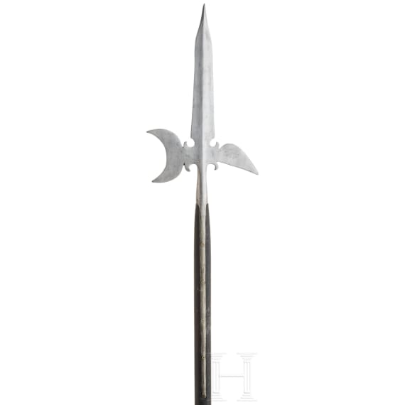 A german partisan halberd, second half of the 17th century.