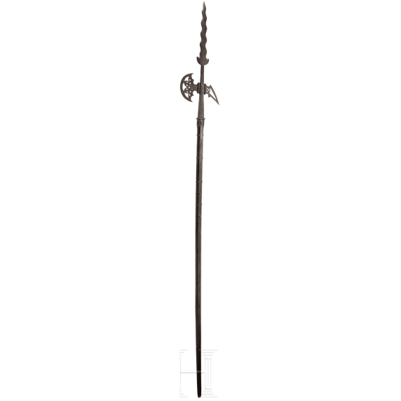 An Italian halberd, circa 1700