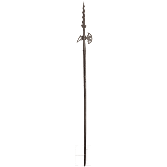 An Italian halberd, circa 1700