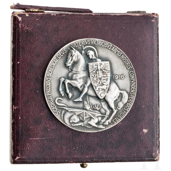 Medaille auf die Waffenbr&uuml;derschaft Deutschland, &Ouml;sterreich-Ungarn, T&uuml;rkei und Bulgarien, datiert 1915