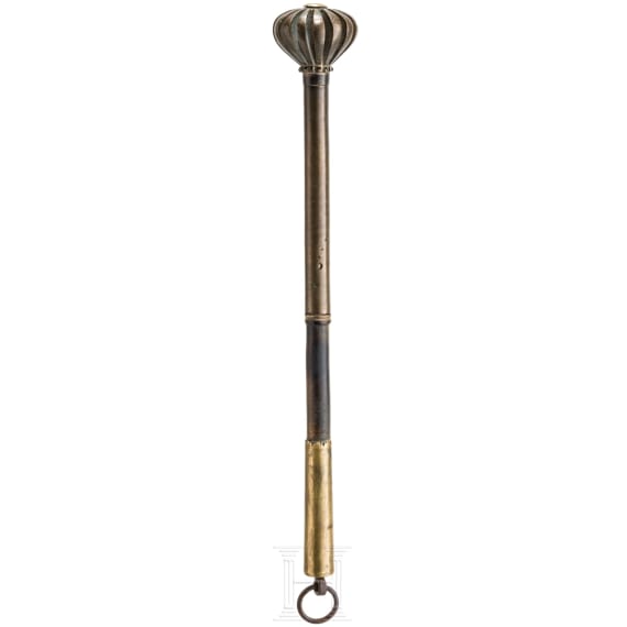 A Hungarian bronze mace, 17th century