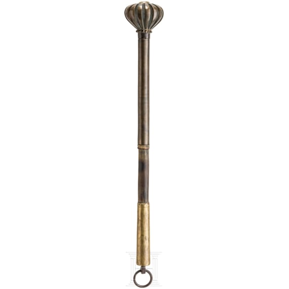 A Hungarian bronze mace, 17th century