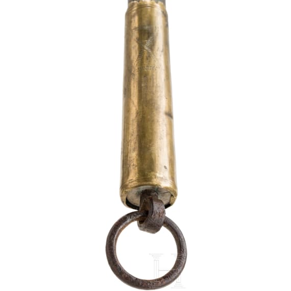 A Hungarian bronze mace, 17th century