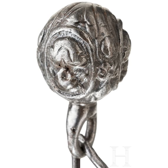 A Victorian horseman's flail in the style of 1600, Italy, 19th century