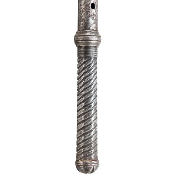 A Victorian horseman's flail in the style of 1600, Italy, 19th century