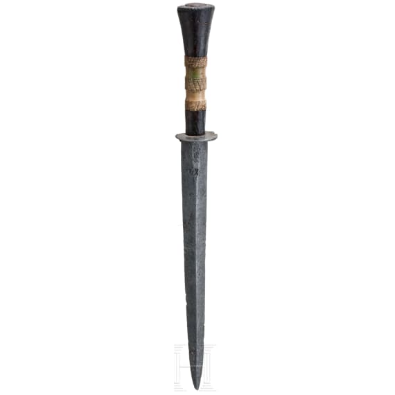 A German or Flemish dagger with bone handle, circa 1500
