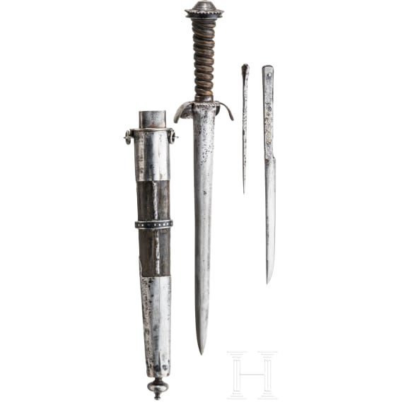 A German dagger of Landsknecht type, circa 1560/70