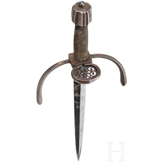 A German, probably Saxon, left-handed dagger, circa 1600