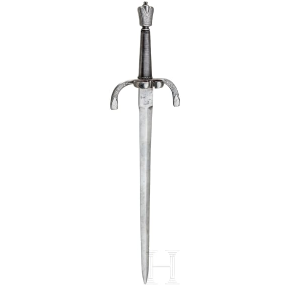 A German, probably Saxon, left-handed dagger, circa 1600