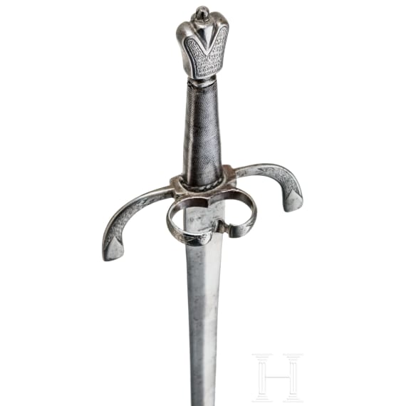 A German, probably Saxon, left-handed dagger, circa 1600