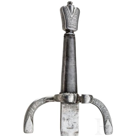 A German, probably Saxon, left-handed dagger, circa 1600