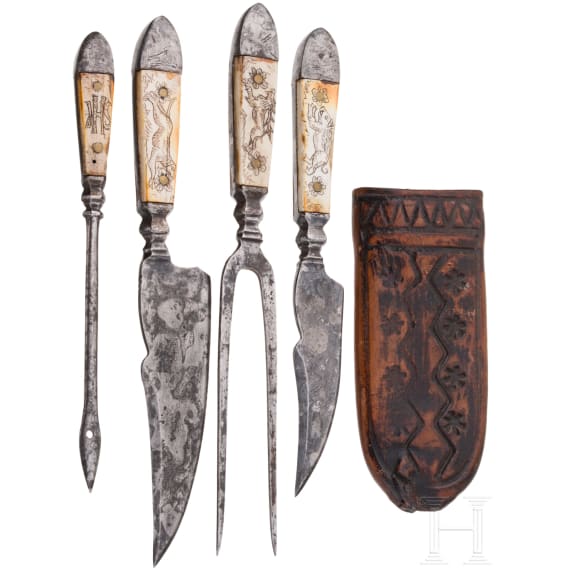 A travelling set of cuttley, probably Sterzing, ca. 1830