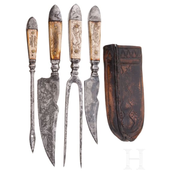 A travelling set of cuttley, probably Sterzing, ca. 1830