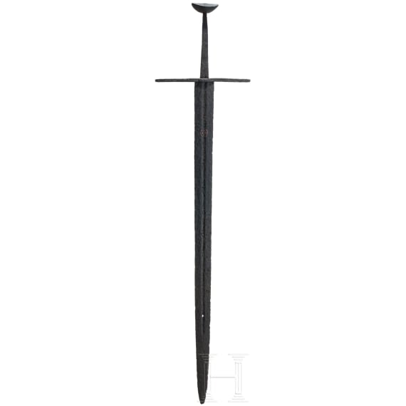 A Central European medieval sword, 12th century
