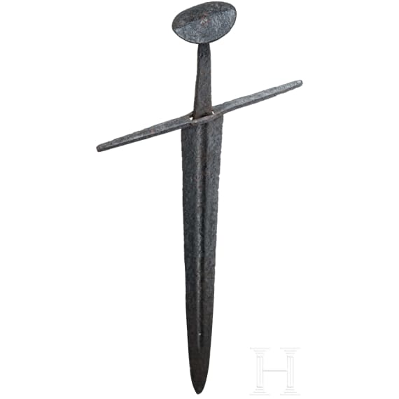 A Central European medieval sword, 12th century