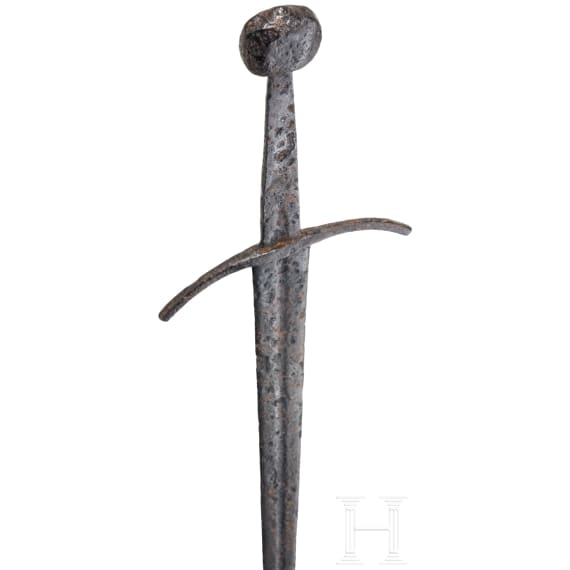 A German hand-and-a-half sword, mid 14th century