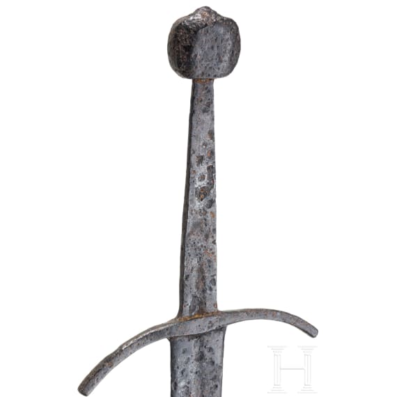 A German hand-and-a-half sword, mid 14th century