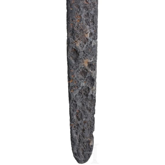 A German hand-and-a-half sword, mid 14th century