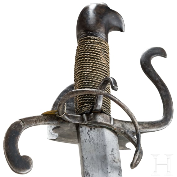 A heavy South German or Swiss cavalry sabre with Stantler blade, 3rd quarter of the 16th century