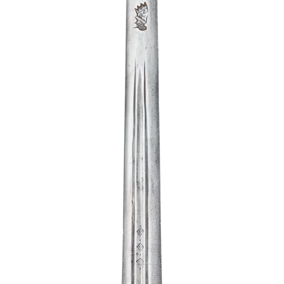 A large German hand-and-a-half sword with Solingen blade, circa 1570