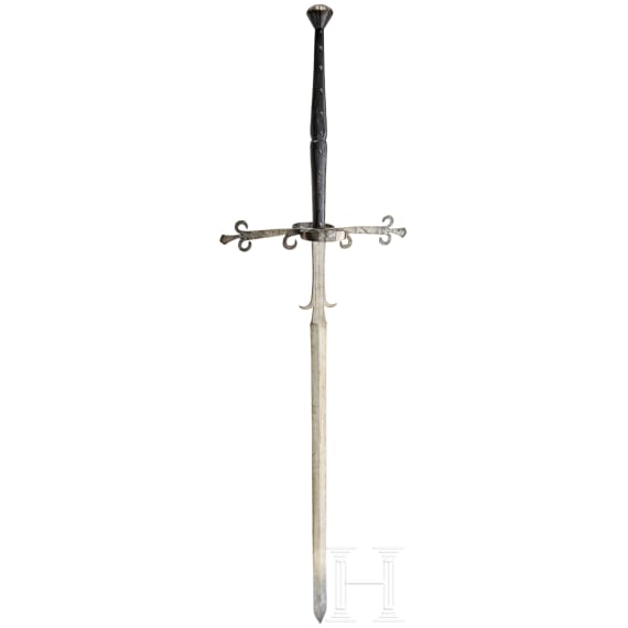 A German two-hand sword, circa 1580