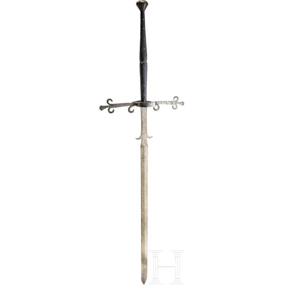 A German two-hand sword, circa 1580