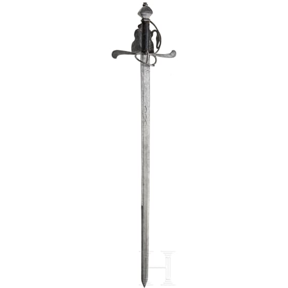 An Austrian cavalry sword with basket hilt, circa 1580