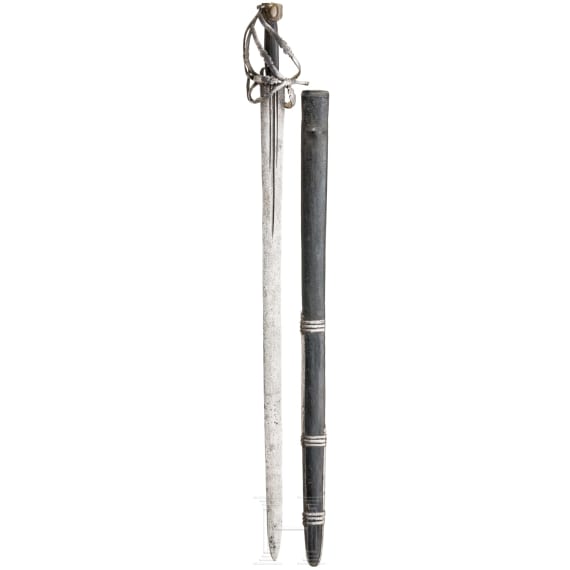 A Venetian Schiavona with scabbard, 2nd half of the 16th century