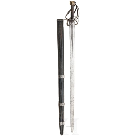 A Venetian Schiavona with scabbard, 2nd half of the 16th century