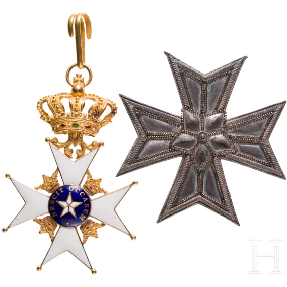 Robert Wilhelm Bunsen - K&ouml;niglich schwedischer Nordstern-Orden, Kommandeur-Set, verliehen 1865