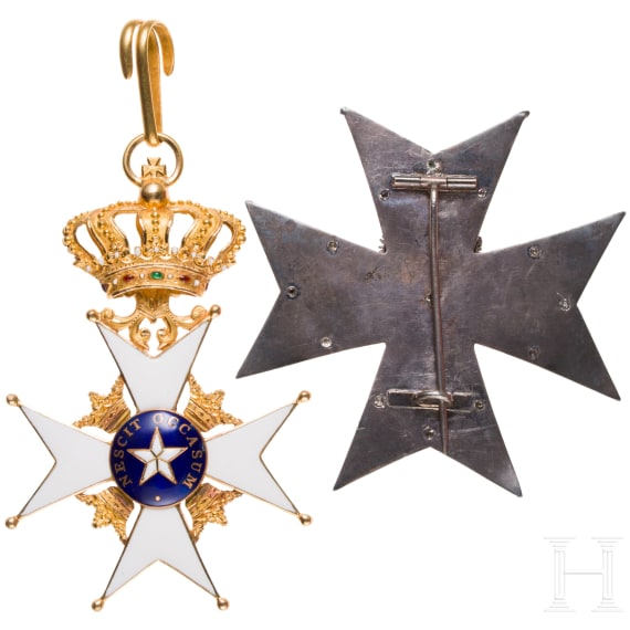 Robert Wilhelm Bunsen - K&ouml;niglich schwedischer Nordstern-Orden, Kommandeur-Set, verliehen 1865