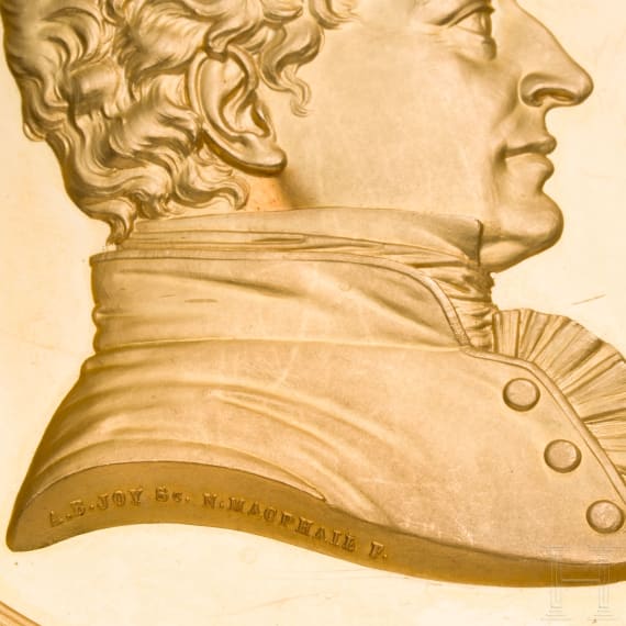 Robert Wilhelm Bunsen - Goldene Humphry-Davy-Medaille der Royal Society, Erstverleihung von 1877