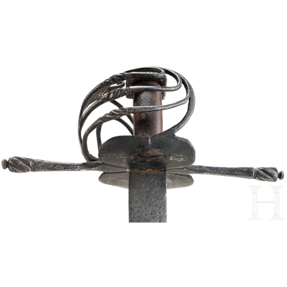 An Austrian basket hilt saber, end of 16th century