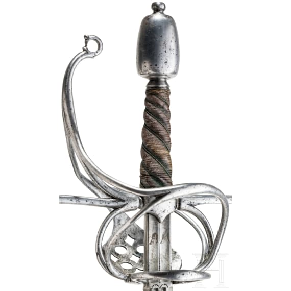 A German military rapier by Heinrich Pather of Solingen, circa 1600