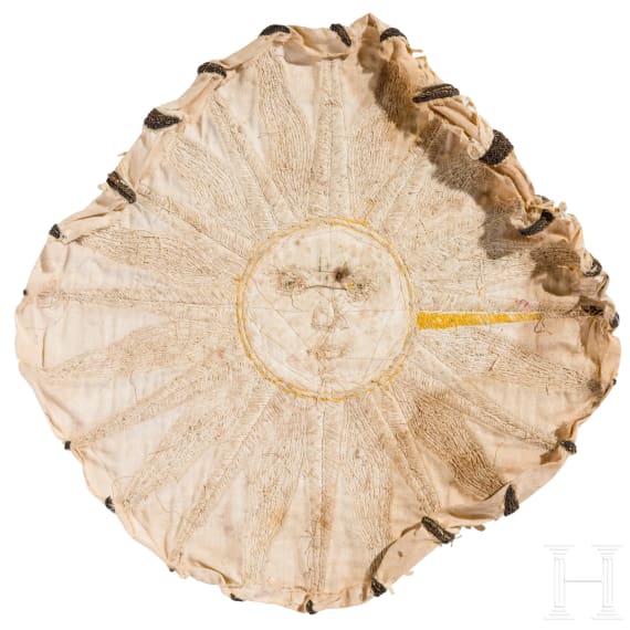 Sonnensymbol &bdquo;Sol de Mayo" aus s&uuml;damerikanischer Flagge, 19./20. Jhdt.