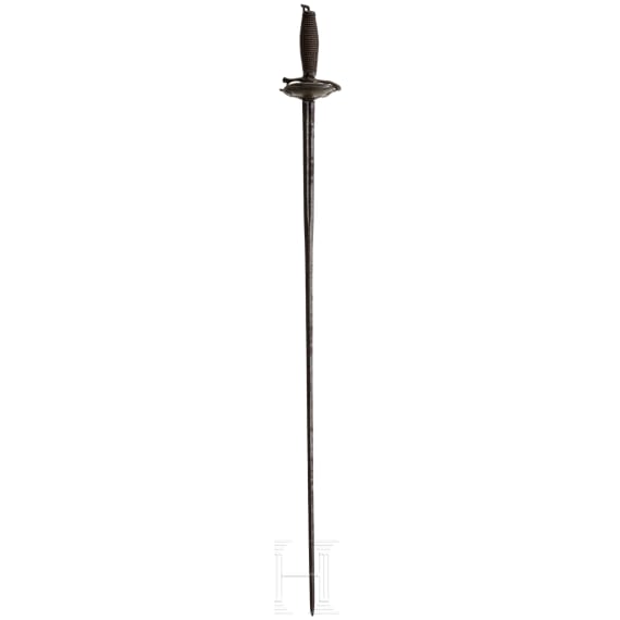 A rapier blade with remnants of a later hilt, Clemens Koller in Solingen, around 1600