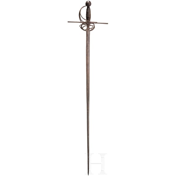 A long German cavalryman's rapier, circa 1620