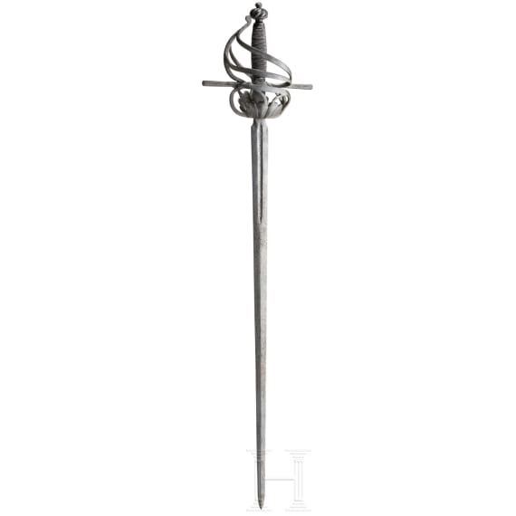 A German military rapier, probably Solingen, circa 1620