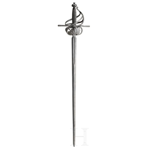 A German military rapier, probably Solingen, circa 1620