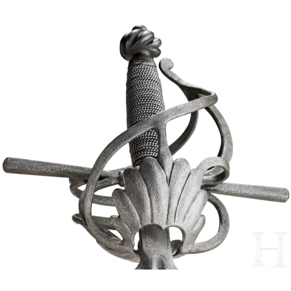 A German military rapier, probably Solingen, circa 1620