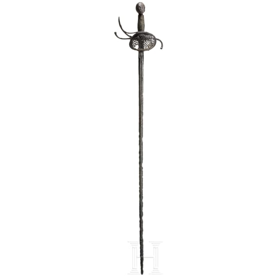 A German rapier of the Pappenheim type, ca. 1620