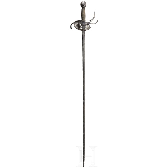 A German rapier of the Pappenheim type, ca. 1620