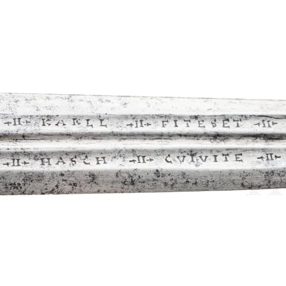 A German campaign sword, ca. 1640/50
