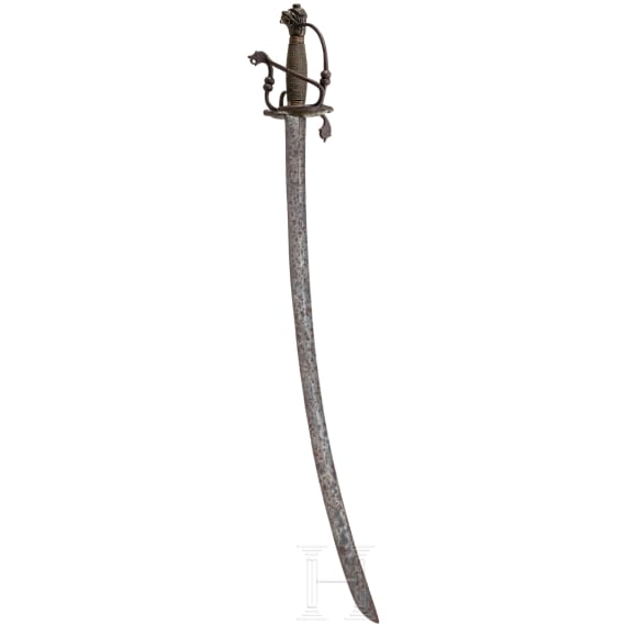 A South German or Swiss campaign saber, circa 1650