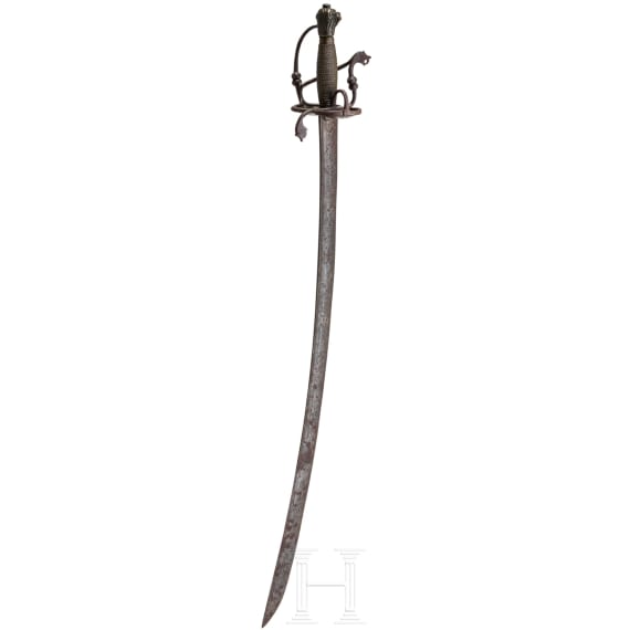 A South German or Swiss campaign saber, circa 1650