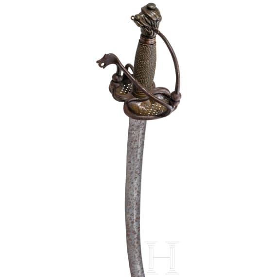A South German or Swiss campaign saber, circa 1650