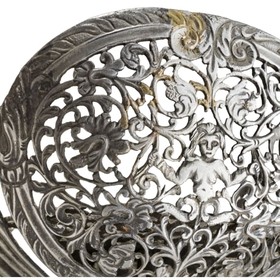 An Italian cup-hilted rapier with openwork guard, mid 17th century