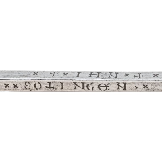 A Solingen rapier blade, mid 17th century