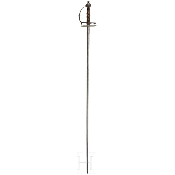 A Dutch cup-hilt-rapier, ca. 1660