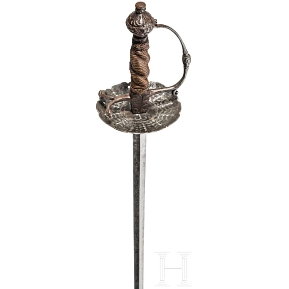 A Dutch cup-hilt-rapier, ca. 1660